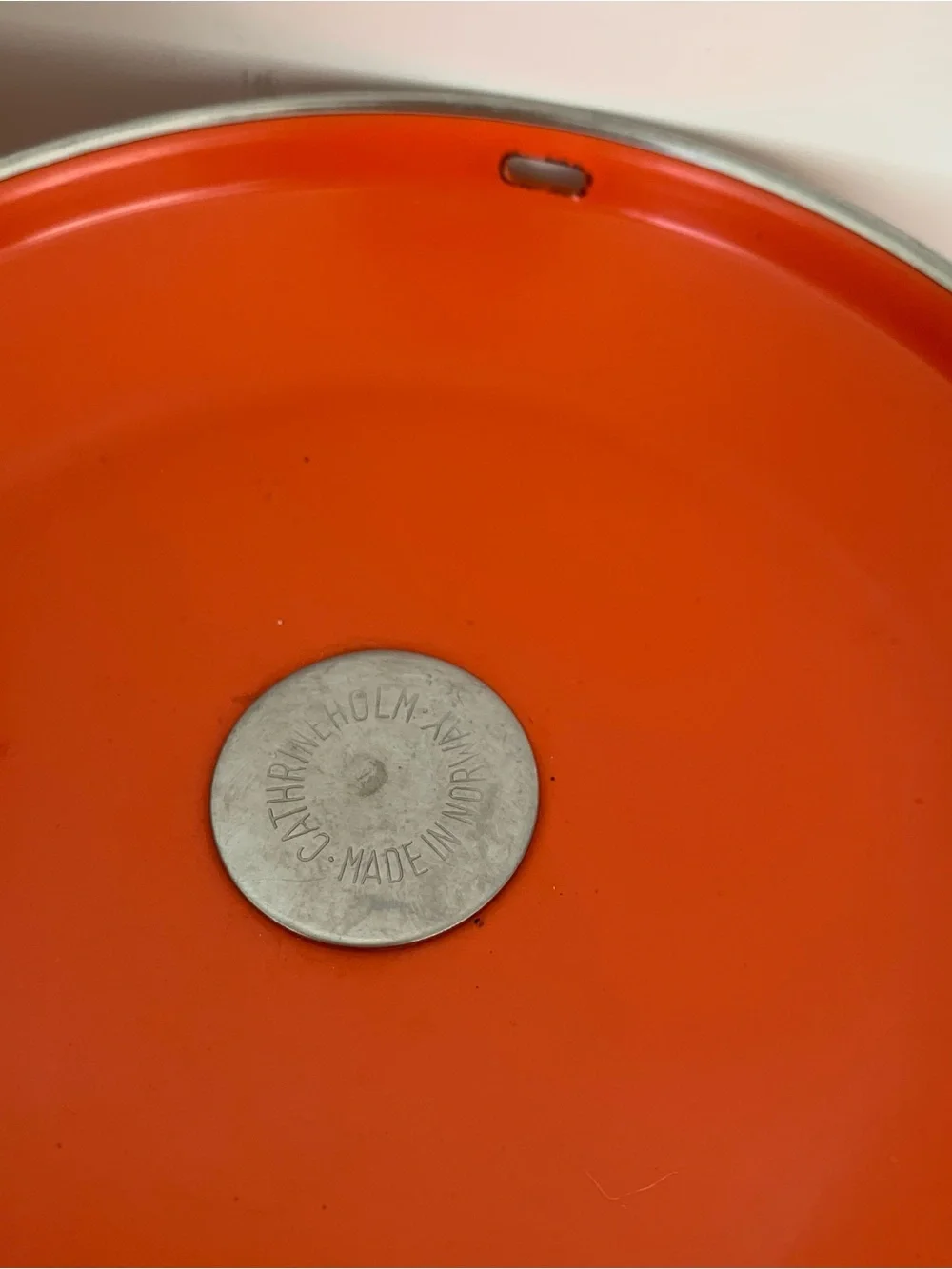 Cathrineholm Holm Orange Lotus Stock Pot, Serving Dish, Casserole With Lid